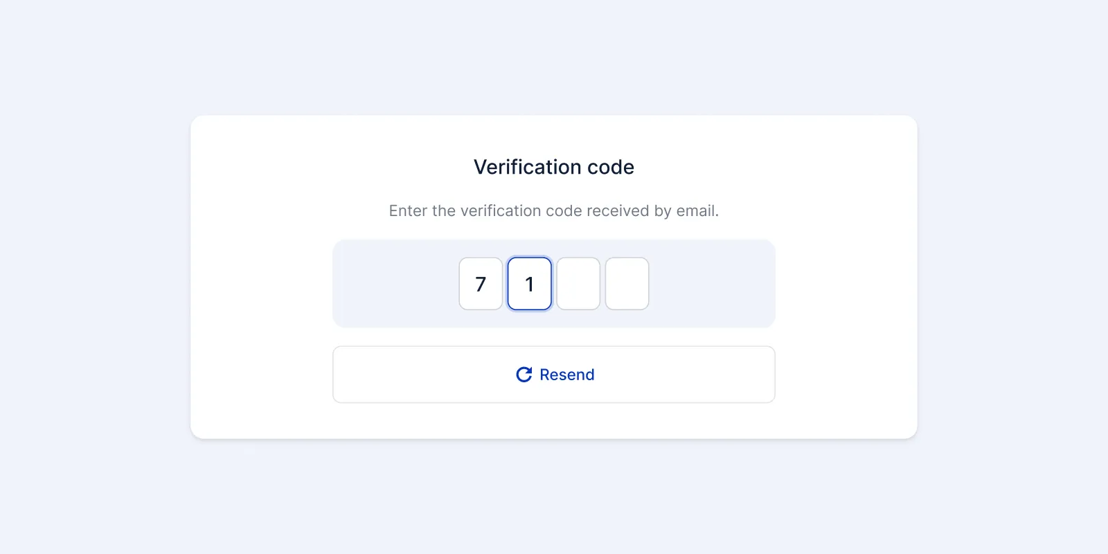 Security in the construction app – new verification code