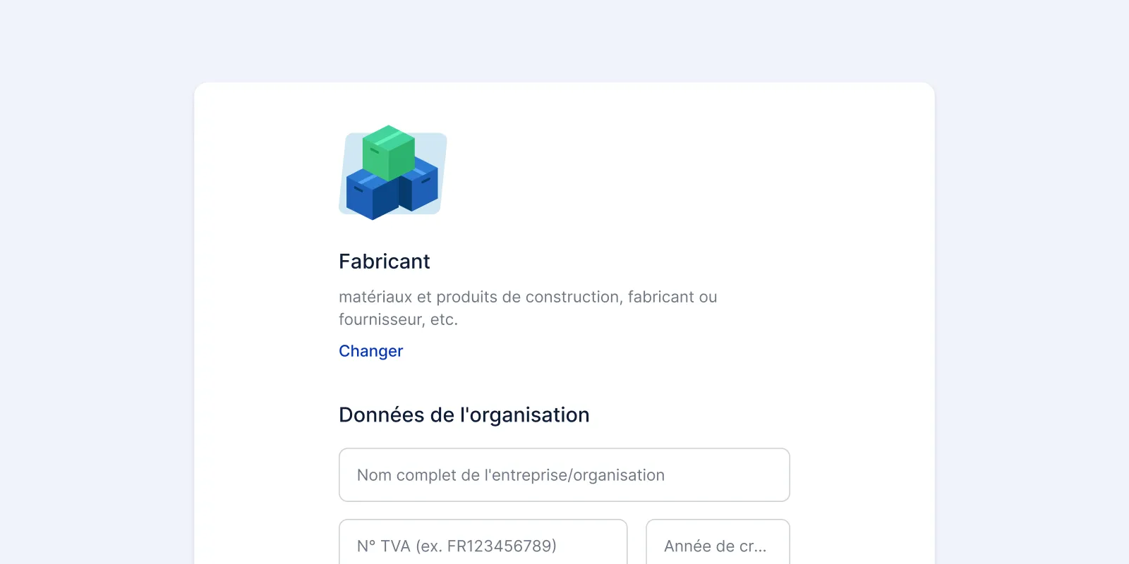 Possibilité d'enregistrement pour les producteurs dans l'application de construction Batieu