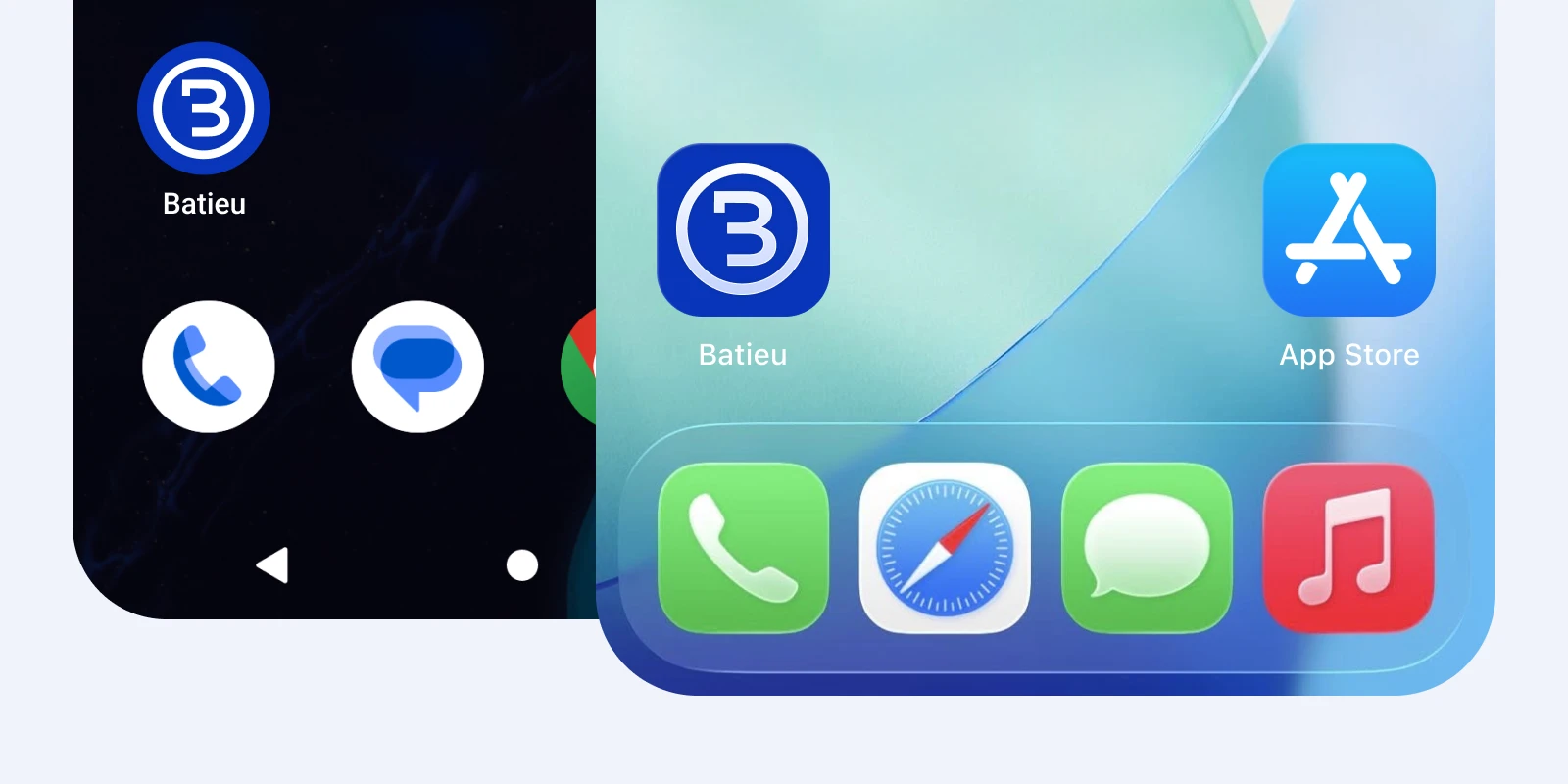 Batieu - app on Android and iOS
